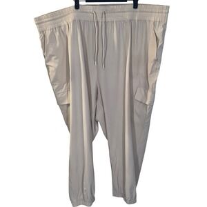 Old Navy Active GoDry StretchTech Cargo Jogger Pants Women's 4X Tan NWOT Beige